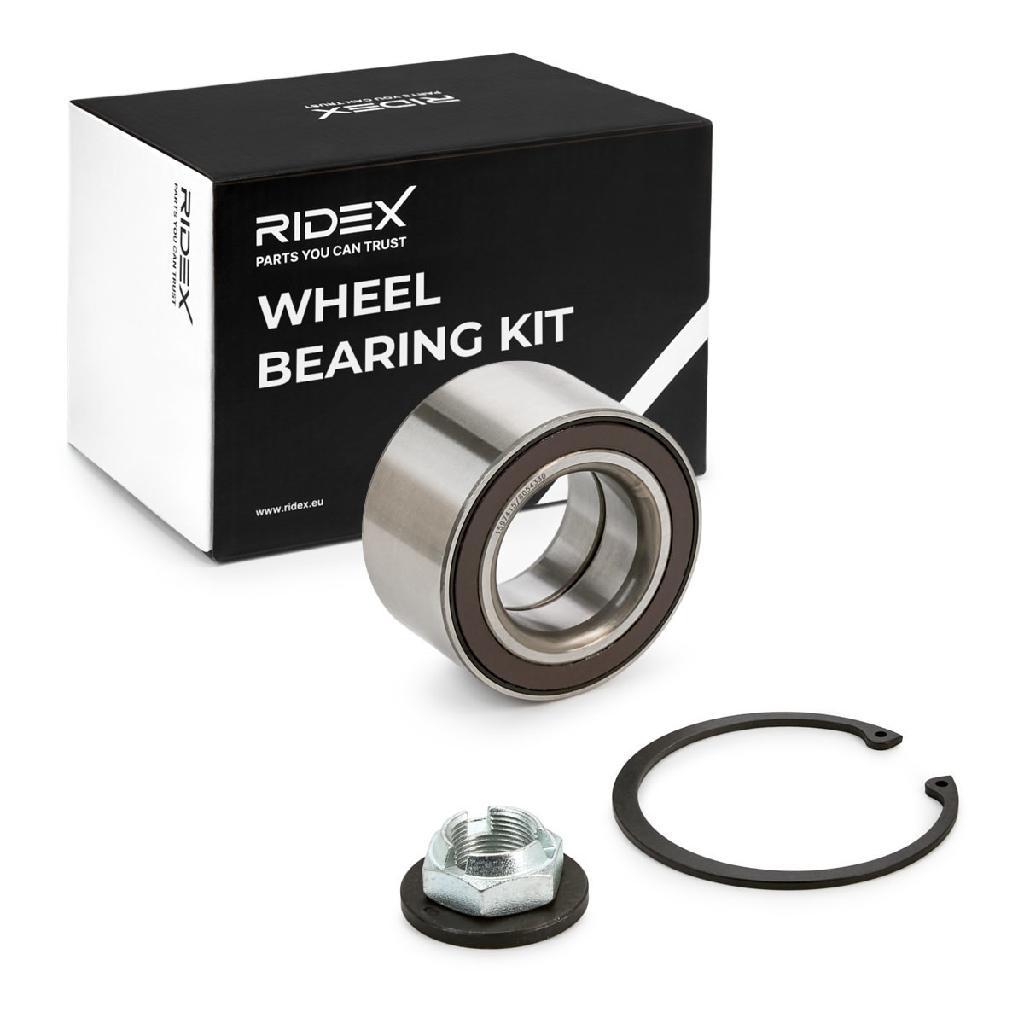 RIDEX 654W0542 Radlagersatz pro 1 Rad Vorne beidseitig für FORD 4245048020