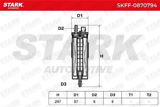 STARK SKFF-0870794 Kraftstofffilter Line Filter für VOLVO XC60 II (246) 32312226 Bild STARK SKFF-0870794 Kraftstofffilter Line Filter für VOLVO XC60 II (246) 32312226