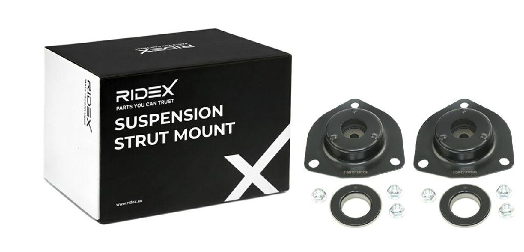 RIDEX 1180S0754 Federbeinstützlager Satz mit Wälzlager Vorne für NISSAN X-TRAIL