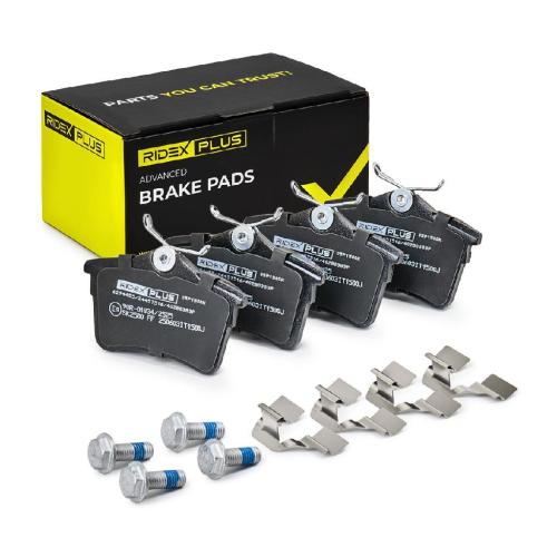 RIDEX PLUS Bremsbelagsatz Bremsbeläge Hinten passend für PEUGEOT PARTNER Tepee Bild RIDEX PLUS Bremsbelagsatz Bremsbeläge Hinten passend für PEUGEOT PARTNER Tepee