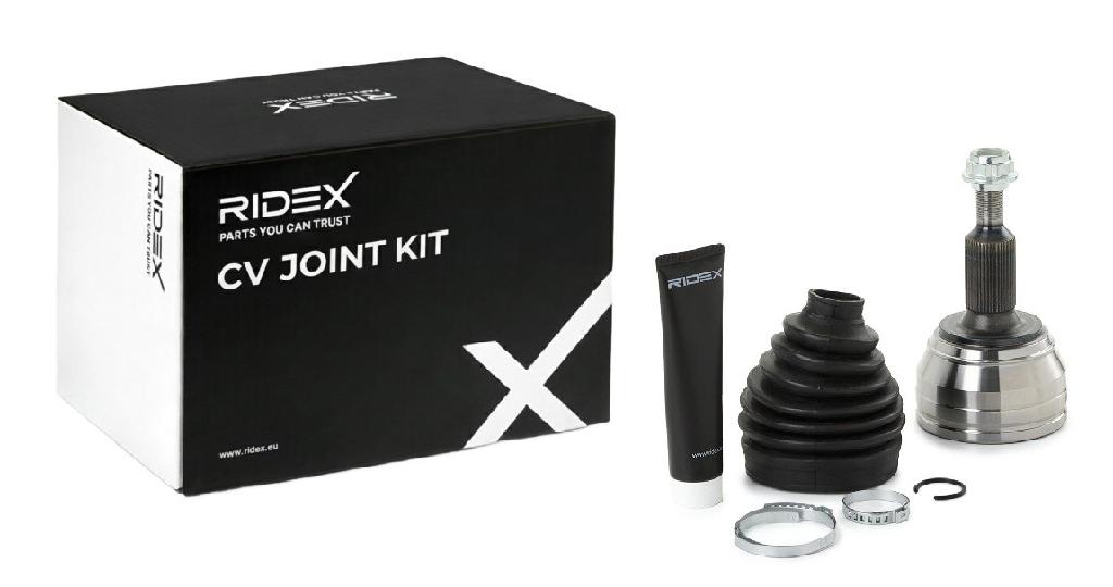 RIDEX 5J0878 Gelenksatz Antriebswelle Achswelle Vorne radseitig für VW