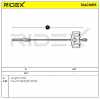RIDEX Handbremsseil Hinten Links Rechts für NISSAN Qashqai / Qashqai +2 I Bild RIDEX Handbremsseil Hinten Links Rechts für NISSAN Qashqai / Qashqai +2 I