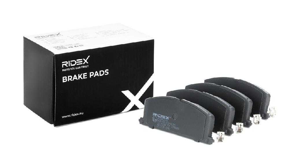 RIDEX Bremsbelagsatz Bremsbeläge Vorne für TOYOTA RAV 4 II STARLET (EP91)