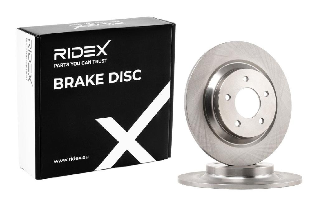 RIDEX 82B0174 2x Bremsscheiben Hinten Ø302mm voll für MAZDA 5 (CR19)