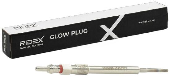RIDEX Diesel Glühkerze 4,4V Schlüsselweite: 9mm Gewindemaß:M 9 x 1,0 ohne Bild RIDEX Diesel Glühkerze 4,4V Schlüsselweite: 9mm Gewindemaß:M 9 x 1,0 ohne
