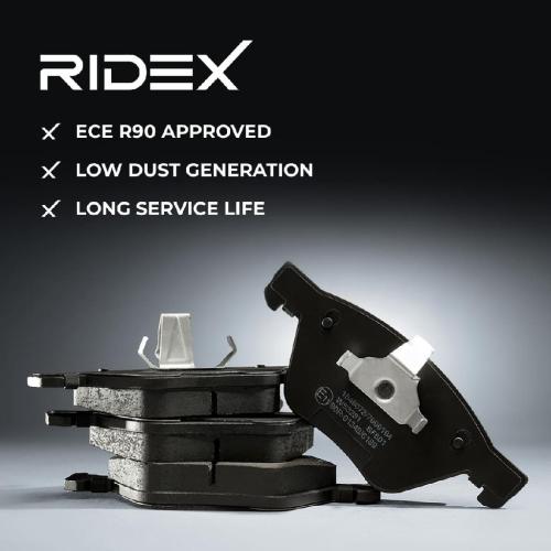 RIDEX Bremsbelagsatz Bremsbeläge Hinten für BMW 3 Limousine (E46) 5 Limousine Bild RIDEX Bremsbelagsatz Bremsbeläge Hinten für BMW 3 Limousine (E46) 5 Limousine