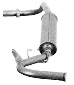 VEGAZ Endschalldämpfer Hinten für FIAT DUCATO Pritsche/Fahrgestell (290)