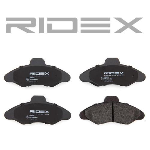 RIDEX Bremsbelagsatz Bremsbeläge Vorne für FORD Escort VI Cabrio (ALL) Bild RIDEX Bremsbelagsatz Bremsbeläge Vorne für FORD Escort VI Cabrio (ALL)