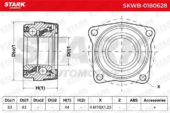 STARK SKWB-0180628 Radlagersatz pro 1 Rad Vorne Schrägkugellager für HONDA Bild STARK SKWB-0180628 Radlagersatz pro 1 Rad Vorne Schrägkugellager für HONDA