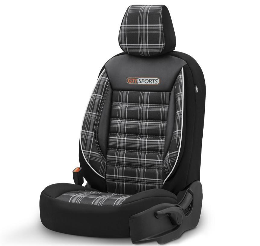 Otom OT00925 PKW Sitzschonbezug Vorne und Hinten Satz Polyester Schwarz/Grau