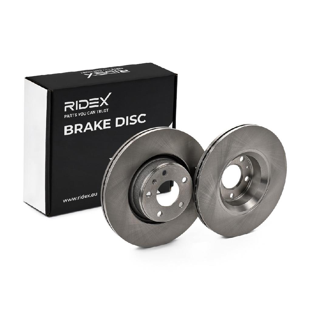 RIDEX 82B0337 2x Bremsscheiben Vorne Ø313,8mm Belüftet für AUDI A6 Avant