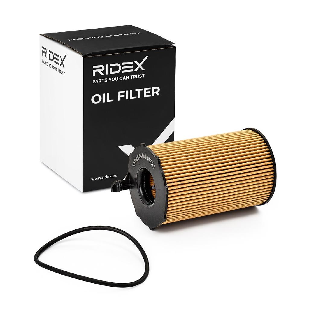 RIDEX Ölfilter Motorölfilter Filtereinsatz mit Dichtungen 7O0134 für AUDI Q5