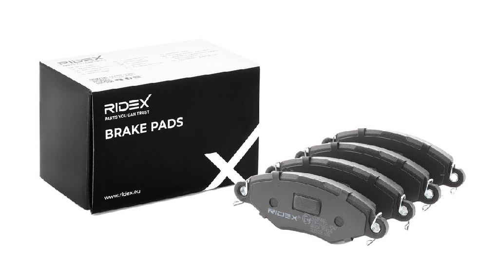 RIDEX Bremsbelagsatz Bremsbeläge Vorne passend für PEUGEOT 206 Schrägheck (2A/C)