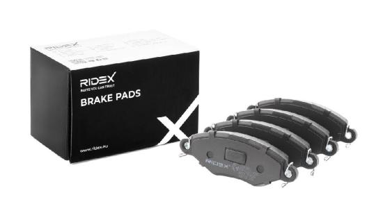 RIDEX Bremsbelagsatz Bremsbeläge Vorne passend für PEUGEOT 206 Schrägheck (2A/C) Bild RIDEX Bremsbelagsatz Bremsbeläge Vorne passend für PEUGEOT 206 Schrägheck (2A/C)