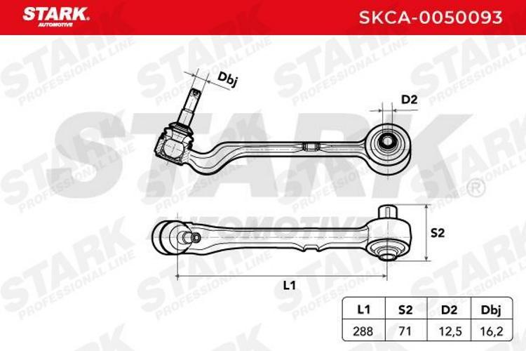STARK SKCA-0050093 Lenker Radaufhängung Längslenker Rear Front links für BMW