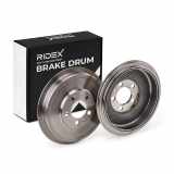RIDEX 123B0033 2x Bremstrommeln Set Hinten InnenØ230mm AußenØ290,0mm für VW