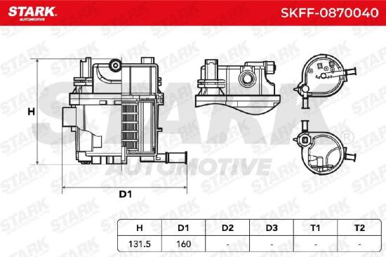 STARK SKFF-0870040 Kraftstofffilter Line Filter für FORD Fiesta Mk6 Schrägheck Bild STARK SKFF-0870040 Kraftstofffilter Line Filter für FORD Fiesta Mk6 Schrägheck