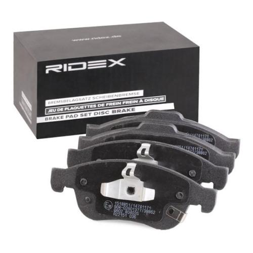 RIDEX Bremsbelagsatz Bremsbeläge Vorne für JEEP Renegade SUV (BU, B1) für FIAT Bild RIDEX Bremsbelagsatz Bremsbeläge Vorne für JEEP Renegade SUV (BU, B1) für FIAT