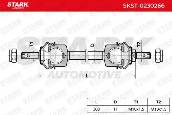 STARK 1x Koppelstange Stabilisator Vorne beidseitig passend für PEUGEOT 106 I Bild STARK 1x Koppelstange Stabilisator Vorne beidseitig passend für PEUGEOT 106 I