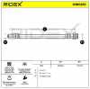 RIDEX Bremsschlauch 83B0252 HINTEN beidseitig BREMSSCHL&Auml;UCHE f&uuml;r FIAT