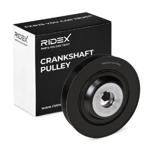 RIDEX 3213B0195 Riemenscheibe Kurbelwelle 157mm Kurbelwellenriemenscheibe Bild RIDEX 3213B0195 Riemenscheibe Kurbelwelle 157mm Kurbelwellenriemenscheibe