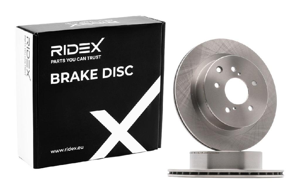 RIDEX 82B1274 2x Bremsscheiben Hinten Ø297mm Belüftet für NISSAN 300 ZX
