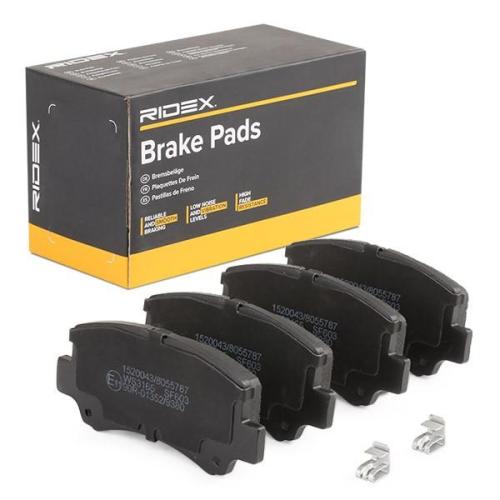 RIDEX Bremsbelagsatz Bremsbeläge Vorne für SUZUKI Wagon R+ Schrägheck (MM) Bild RIDEX Bremsbelagsatz Bremsbeläge Vorne für SUZUKI Wagon R+ Schrägheck (MM)