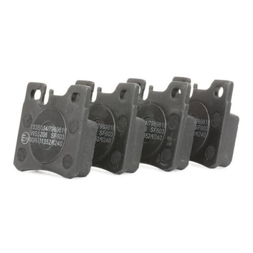 RIDEX Bremsbelagsatz Bremsbeläge Hinten passend für MERCEDES-BENZ 190 (W201) Bild RIDEX Bremsbelagsatz Bremsbeläge Hinten passend für MERCEDES-BENZ 190 (W201)