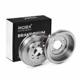 RIDEX 123B0135 2x Bremstrommeln Set Hinten InnenØ200mm AußenØ244mm für FORD