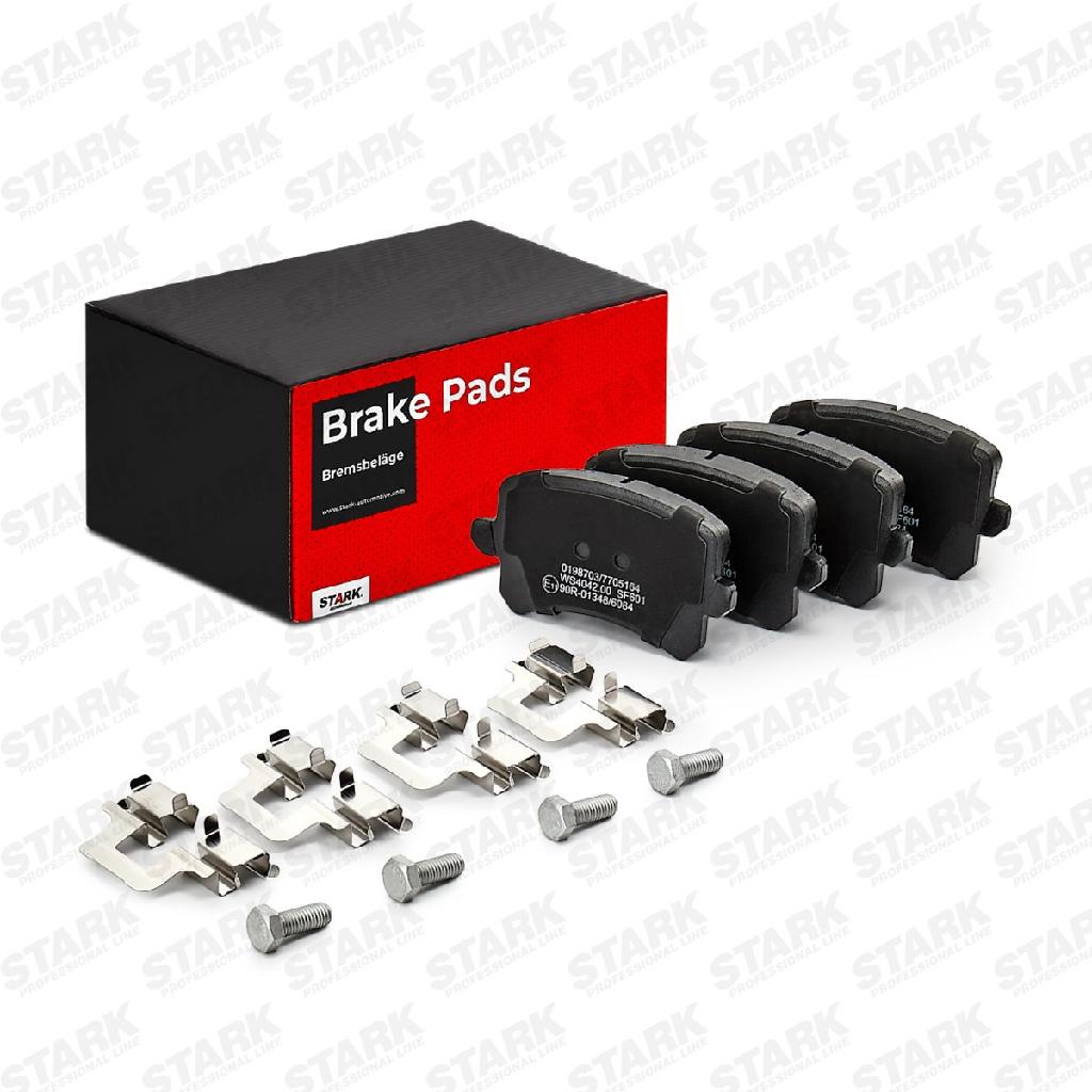 STARK Bremsbelagsatz Bremsbeläge Hinten für VW Golf 5I (5K1) Golf 5 Schrägheck