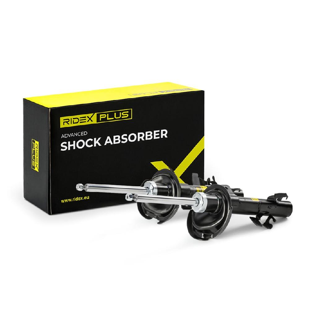 RIDEX PLUS 854S1582P 2x Stoßdämpfer Federbein Gasdruck Vorne für FORD 30633864