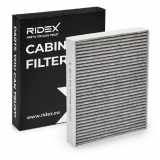 RIDEX 424I0224 Innenraumfilter Pollenfilter Aktivkohlefilter Höhe: 40 Breite: