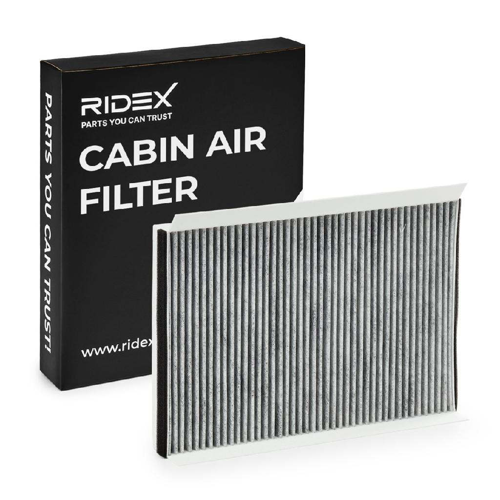 RIDEX 424I0106 Innenraumfilter Pollenfilter Aktivkohlefilter Höhe: 35 Breite: