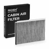 RIDEX 424I0106 Innenraumfilter Pollenfilter Aktivkohlefilter Höhe: 35 Breite: