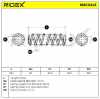 RIDEX 188C0343 2x Federn Fahrwerksfedern Hinten für VW Golf 5 Schrägheck Bild RIDEX 188C0343 2x Federn Fahrwerksfedern Hinten für VW Golf 5 Schrägheck