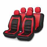 RIDEX 4773A0009 Sitzschonbezug Vorne und Hinten Satz Polyester Rot Schwarz