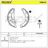 RIDEX Bremsbacken Satz für Trommelbremse Hinten mit Hebel für RENAULT KANGOO Bild RIDEX Bremsbacken Satz für Trommelbremse Hinten mit Hebel für RENAULT KANGOO