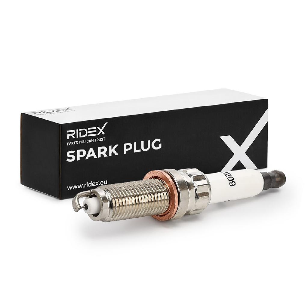 RIDEX 686S0089 Zündkerze Iridium Spanner Size: 14 Gewindelänge: 26,5 für BMW