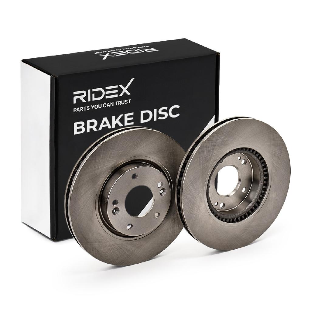RIDEX 82B0752 2x Bremsscheiben Vorne Ø300mm Belüftet für HYUNDAI ix35