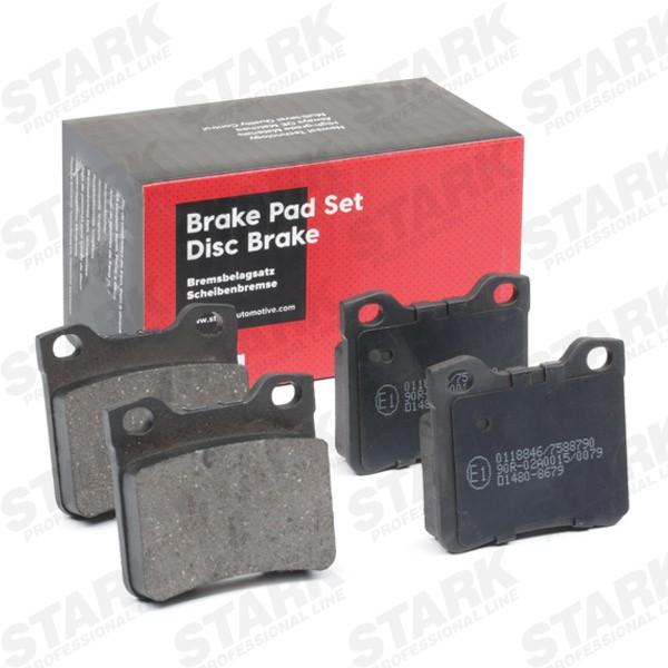 STARK Bremsbelagsatz Bremsbeläge Hinten passend für PEUGEOT 406 (8B) 607