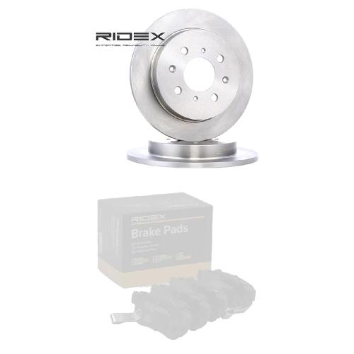 RIDEX Bremsenset Hinten Ø239,0mm - Bremsscheiben und Beläge für HONDA JAZZ IV Bild RIDEX Bremsenset Hinten Ø239,0mm - Bremsscheiben und Beläge für HONDA JAZZ IV