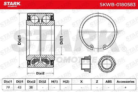 STARK SKWB-0180583 Radlagersatz pro 1 Rad Vorne für HONDA CIVIC VIII Hatchback Bild STARK SKWB-0180583 Radlagersatz pro 1 Rad Vorne für HONDA CIVIC VIII Hatchback
