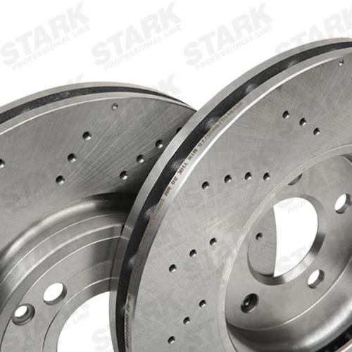 STARK SKBD-0023265 2x Bremsscheiben Vorne Ø322mm gelocht/innenbel. Bild STARK SKBD-0023265 2x Bremsscheiben Vorne Ø322mm gelocht/innenbel.