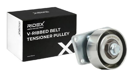RIDEX 310T0314 Spannrolle Keilrippenriemen passend für PEUGEOT 206 Schrägheck Bild RIDEX 310T0314 Spannrolle Keilrippenriemen passend für PEUGEOT 206 Schrägheck