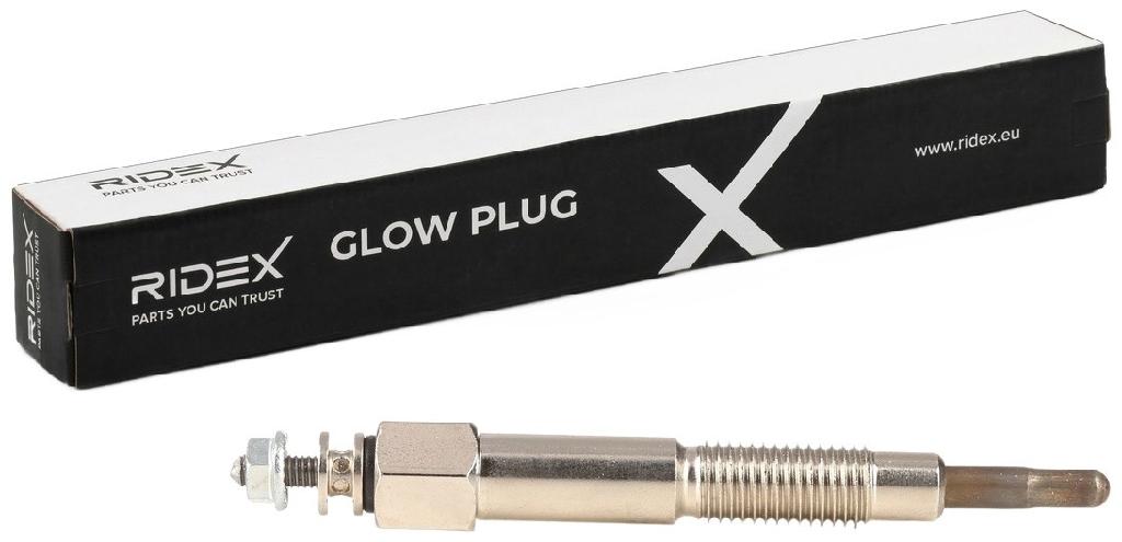 RIDEX Diesel Glühkerze 11V Schlüsselweite: 12 mmmm Gewindemaß:M 10x1,25