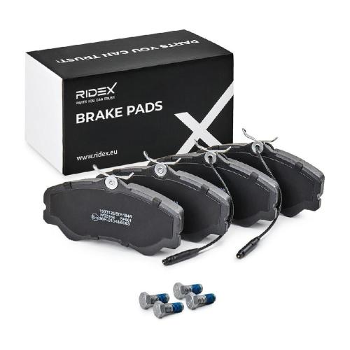RIDEX Bremsbelagsatz Bremsbeläge Vorne für FIAT DUCATO Bus (230) DUCATO Kasten Bild RIDEX Bremsbelagsatz Bremsbeläge Vorne für FIAT DUCATO Bus (230) DUCATO Kasten