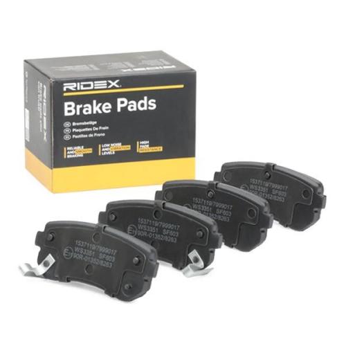 RIDEX Bremsbelagsatz Bremsbeläge Hinten für HYUNDAI Tucson (TL, TLE) für KIA Bild RIDEX Bremsbelagsatz Bremsbeläge Hinten für HYUNDAI Tucson (TL, TLE) für KIA