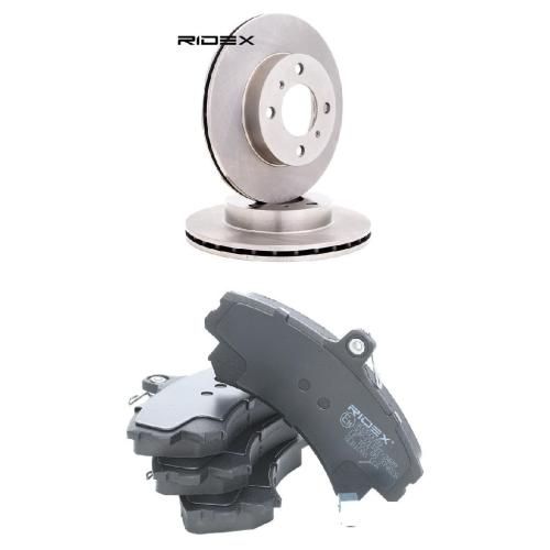 RIDEX Bremsenset Vorne Belüftet Ø236mm - Bremsscheiben und Beläge für MITSUBISHI Bild RIDEX Bremsenset Vorne Belüftet Ø236mm - Bremsscheiben und Beläge für MITSUBISHI