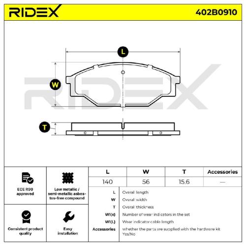 RIDEX Bremsbelagsatz Bremsbeläge Vorne für TOYOTA HILUX VI Pick-up (N1) für VW Bild RIDEX Bremsbelagsatz Bremsbeläge Vorne für TOYOTA HILUX VI Pick-up (N1) für VW