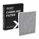 RIDEX 424I0406 Innenraumfilter Pollenfilter Aktivkohlefilter Höhe: 20 Breite: